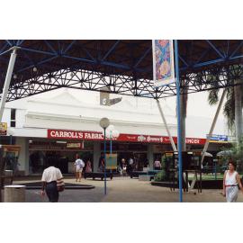 W.H. Green building, Flinders mall, Townsville, housing Carroll's Fabric Shop, Mr. Timothy's and Singer