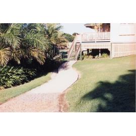 Tumbetin Lodge after being moved to the Townsville Palmetum, 1993