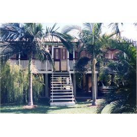 Verandah and staircase, 16 Sturges Street, Hermit Park, Townsville, before : 1996 residential grants / Townsville City Council