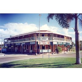 Opening up the verandah, Republic Hotel, South Townsville., mid work: 1996 non-residential grants / Townsville City Council