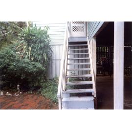 Unidentified location, rear staircase: 1996-1997 residential grants / Townsville City Council