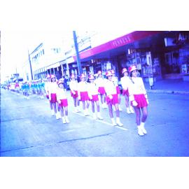 ETA Junior Marching Team, Flinders Street, Townsville, 1962