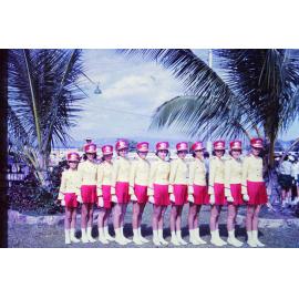 ETA Marching Team at the Townsville showgrounds, 1963
