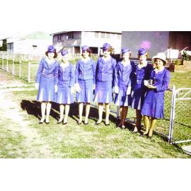 Phillips Hi-Fi's, with team chaperone Marge Robins, Townsville, 1964