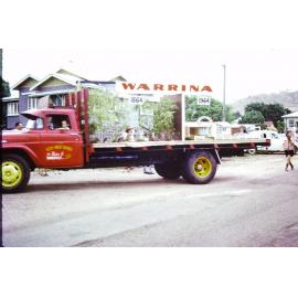 Warrina development float in Townsville Centenary Parade, 1964