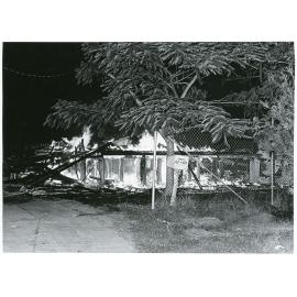 McLean's Furniture Factory fire, 67-69 Hugh Street, West End, Townsville, 1975