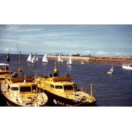 RAAF crash boats, Ross Creek, Townsville, 1957