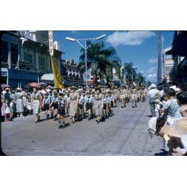 ANZAC Day march, Townsville City, Townsville, 25 April 1957