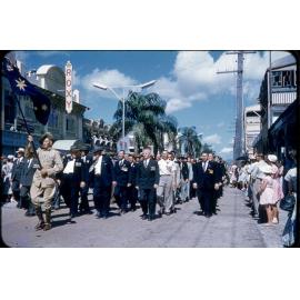 ANZAC Day march, Townsville City, Townsville, 25 April 1957