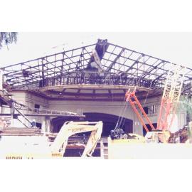 Demolition of the Wintergarden Theatre, Sturt Street, Townsville, 8 March 1991