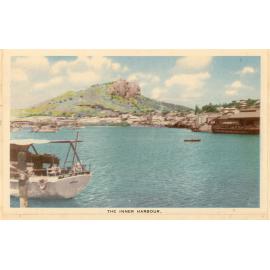 Postcard from the Quelch Forno collection : The inner harbour, Ross Creek, Townsville
