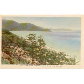 Postcard from the Quelch Forno collection : Nelly Bay and Geoffrey Bay, Magnetic Island
