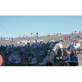 Audience gathered for an event at the Soundshell, South Townsville, September 1985