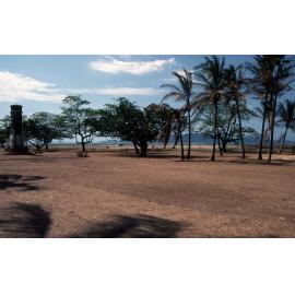 View of ANZAC Park near the Cenotaph, Townsville, October 1985