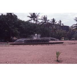 View of the Centenary Fountain Anzac Park, Townsville, October 1985