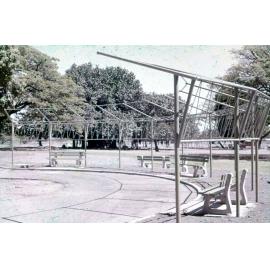 Seating at Queens Gardens, Townsville, [between 1970 - 1975
