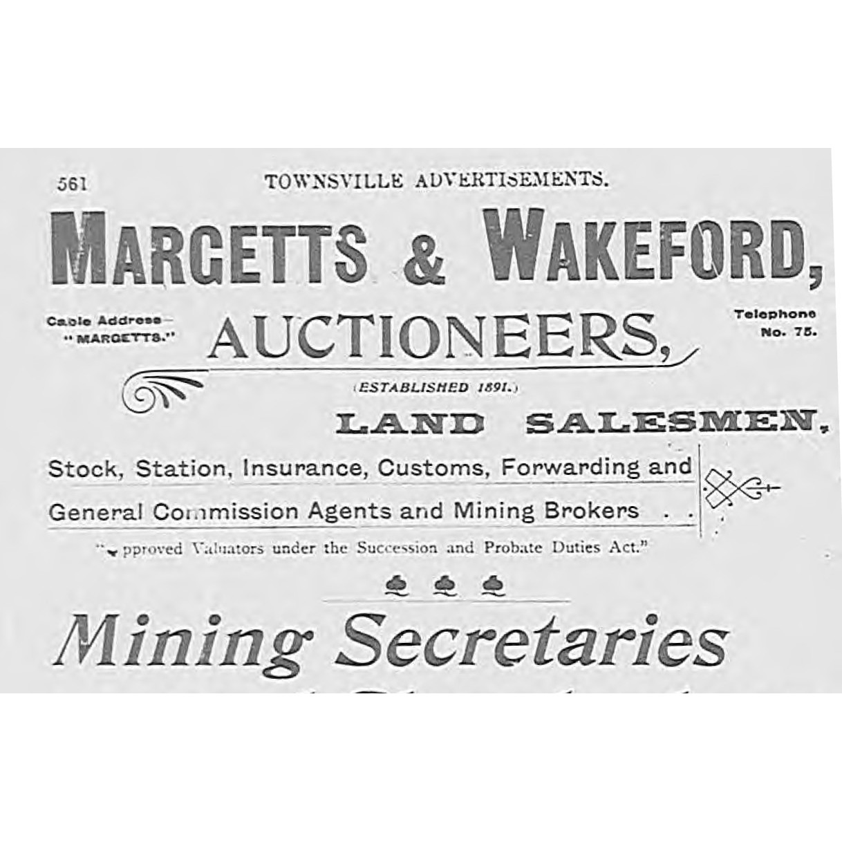 Queensland post office directory: Queensland towns directory 1900