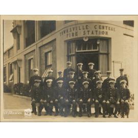 Townsville Fire Brigade portrait in front of Townsville Central Fire Station