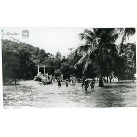 Children wading, Arcadia, Magnetic Island