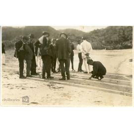 Government staff on a visit to Arcadia, Magnetic Island