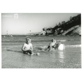 Children playing in the water, Alma Bay, Magnetic Island