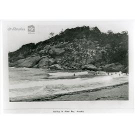 Surfing in Alma Bay, Magnetic Island