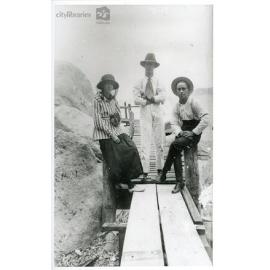 People on Arcadia jetty