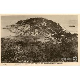 Arcadia showing point, jetty and Alma Bay