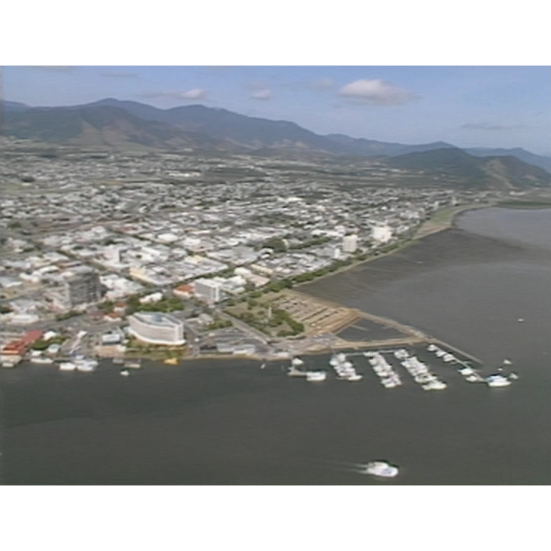 "282 Days" documentary, FNQ 10 Wild Footage, NWEA, Cane Harvesting, Trawlers, Daintree, QANTAS Jumbo, Quicksilver, Tinaroo Dam – Aerials, Cairns – Aerials T#23
