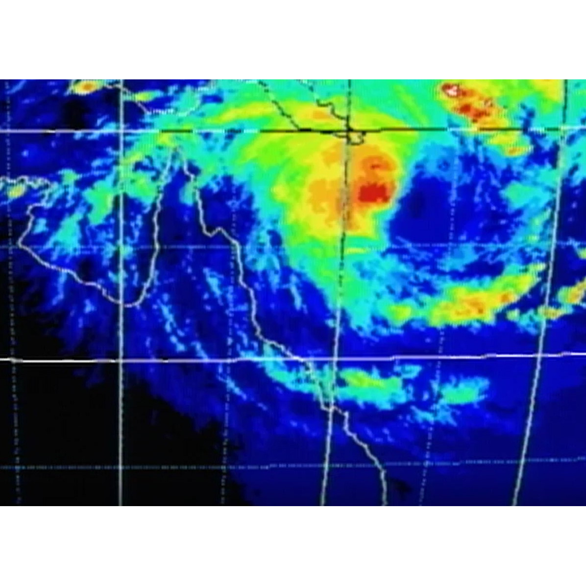 Cyclone Justin tracking