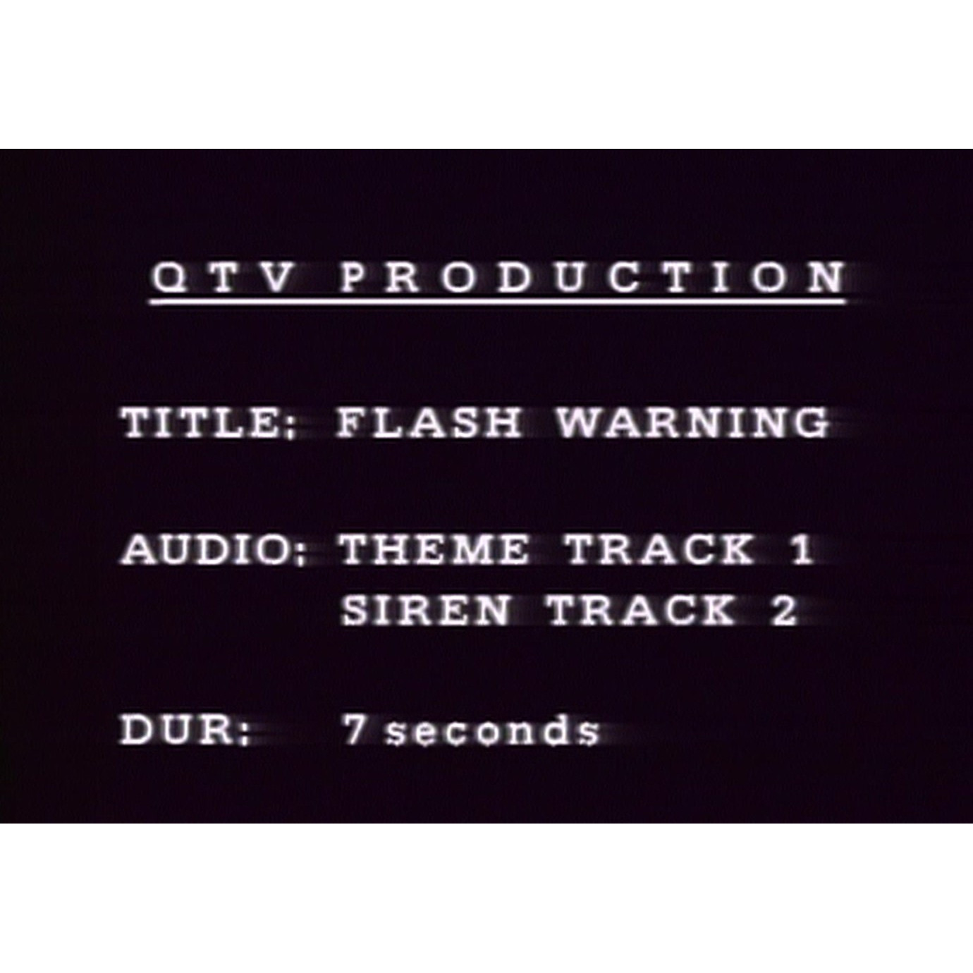 Cyclone Watch theme and siren track