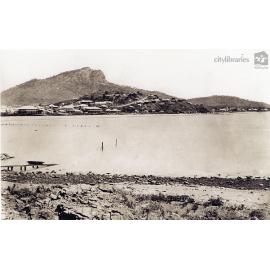 Ross Creek, inner harbour and Castle Hill, Townsville, ca. 1882