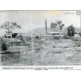 Brickworks of Joseph Partington, Stewart's Creek, Townsville, n.d.