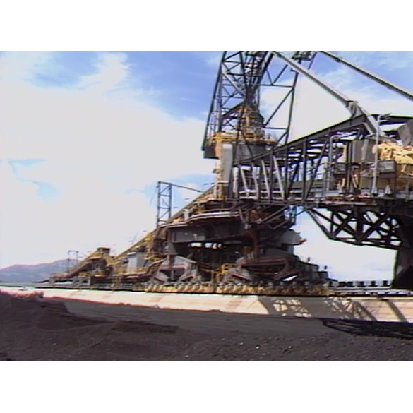 Abbot Point tape 2 coal, aerials of Abbott Pt coal depot 27/2/1984