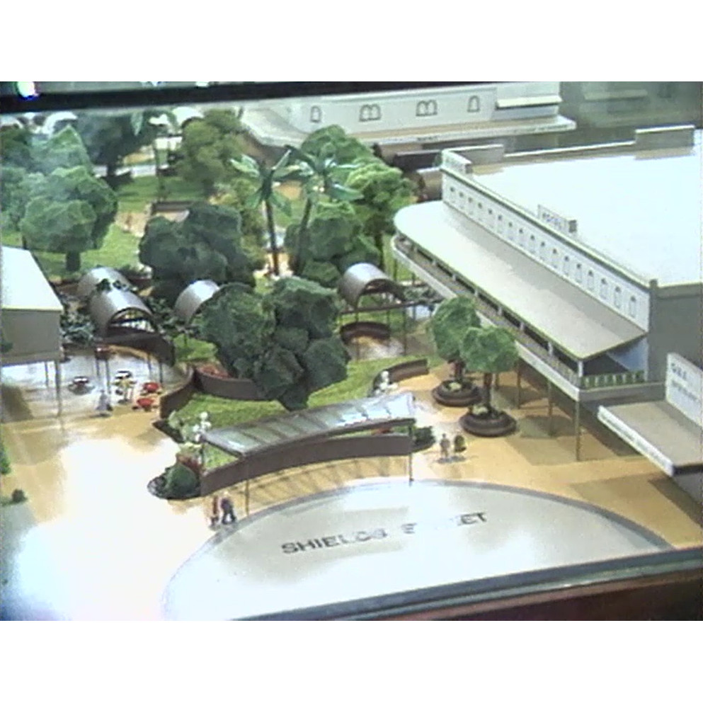 Cairns Mall, Wine man, power down, art show 22/07/1983