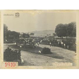 Boys at work in the flower beds, Townsville Orphanage, Townsville, 1910