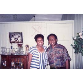 Steven Sirus and Vivi Sailor, staff of Therapeutic Adolescent Residential Assessment Unit (TARA), Townsville, ca. 1995