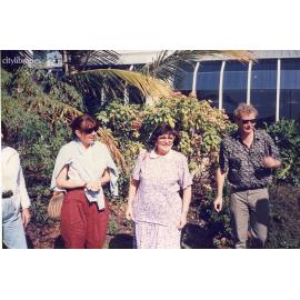 Staff of Therapeutic Adolescent Residential Assessment Unit (TARA) outside of Sizzler restaurant, Townsville, ca. 1995