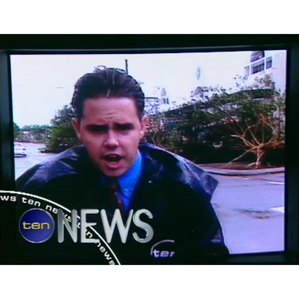 Ten News Cyclone Justin plug