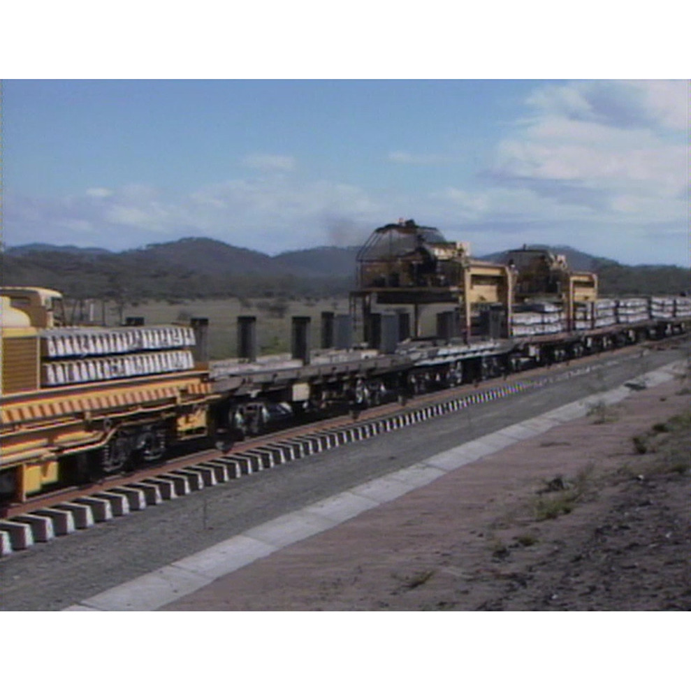 Queensland Rail: track laying machine docomentary