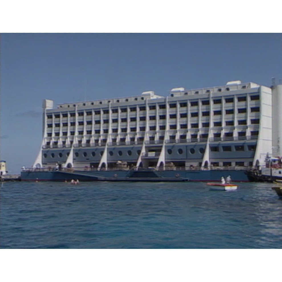 News file footage: Floatel towing, Sydney-Hobart Yacht Race celebrations