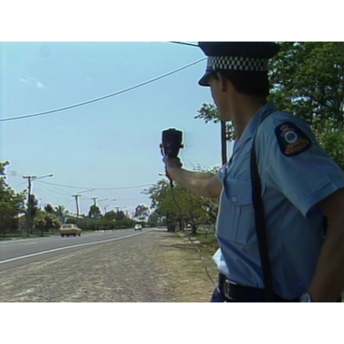 Police speed radar gun, Barge In
