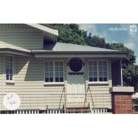 House doorway, 64 Ahearne Street, Hermit Park, Townsville, ca. 1993