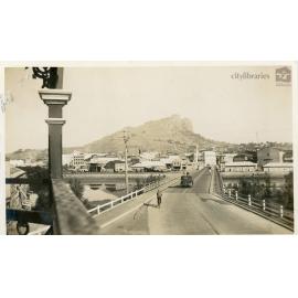 Castle Hill from Victoria Bridge Hotel, Townsville, August, 1939