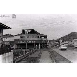 The Shamrock Hotel damaged by Cyclone Althea, Palmer Street, South Townsville, 25th December, 1971