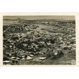 View of Townsville and harbour from Castle Hill, Townsville, n.d