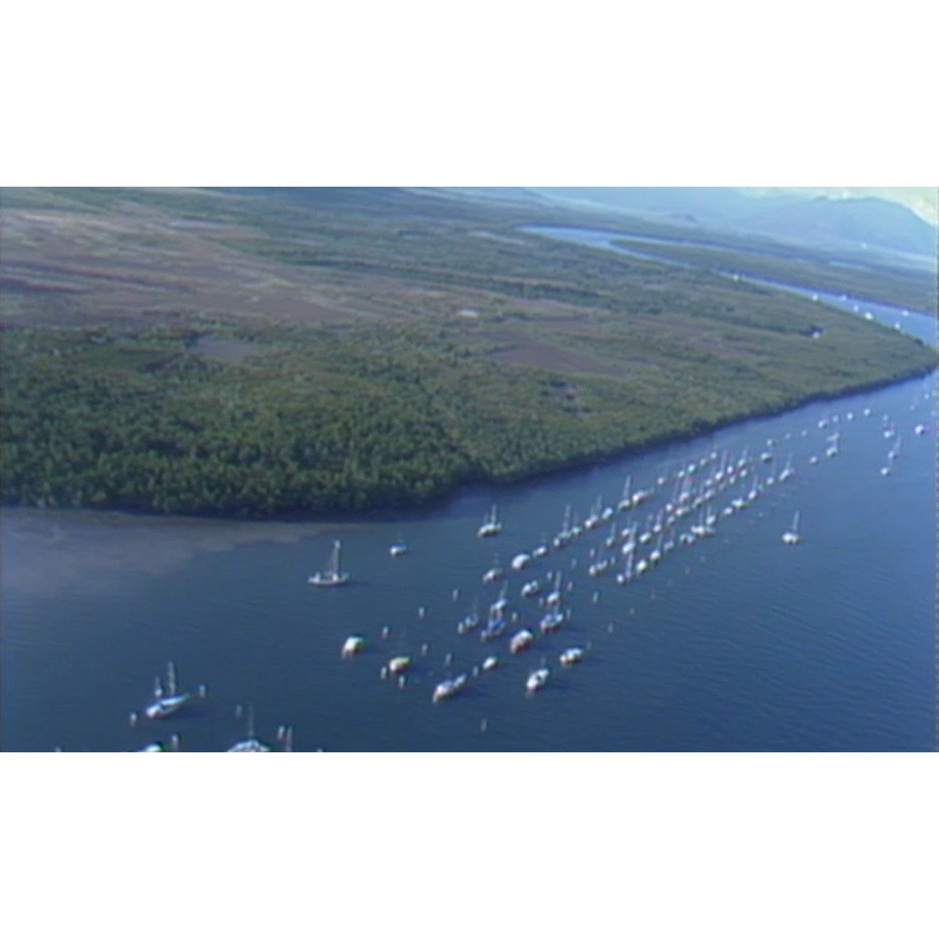 Aerial shots of Green Island and the Great Barrier Reef