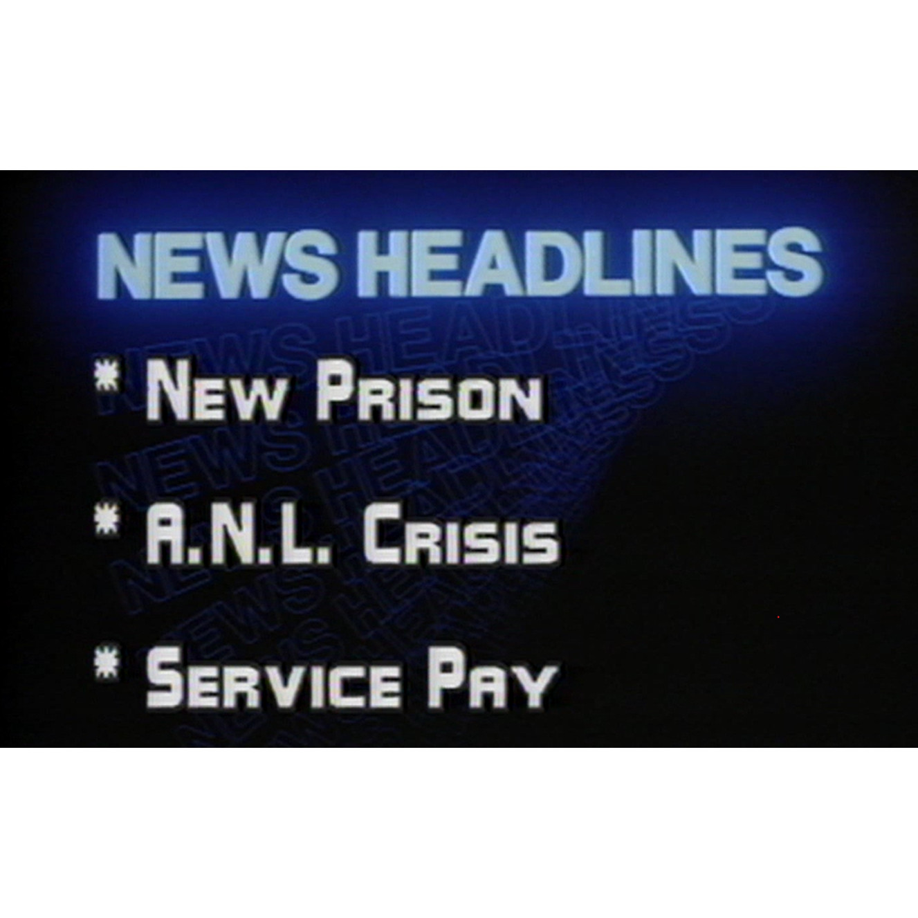 NQTV News Tuesday 28th August 1984
