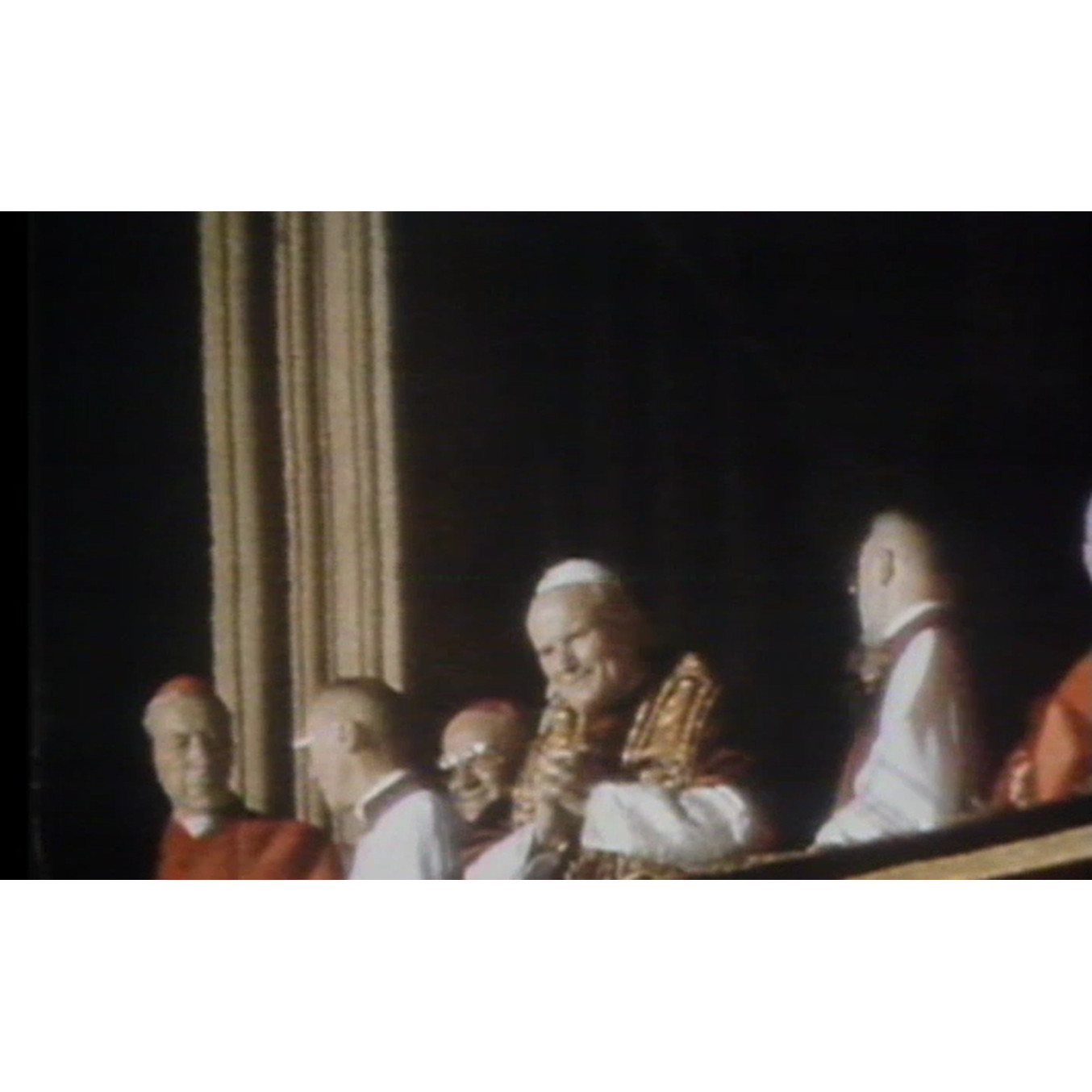 Pope John Paul II and a fashion show