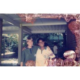 Anna and Romana, under B block, Townsville State High School